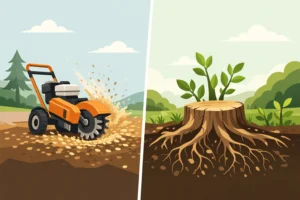Can Stump Grinding Stop Regrowth?