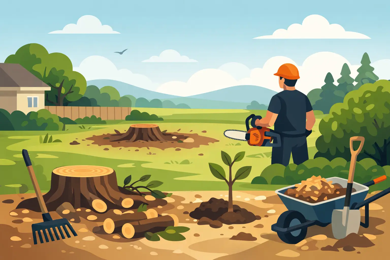 What to Do After Tree Removal