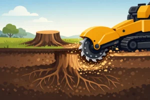 Can You Grind Stump Below Grade?