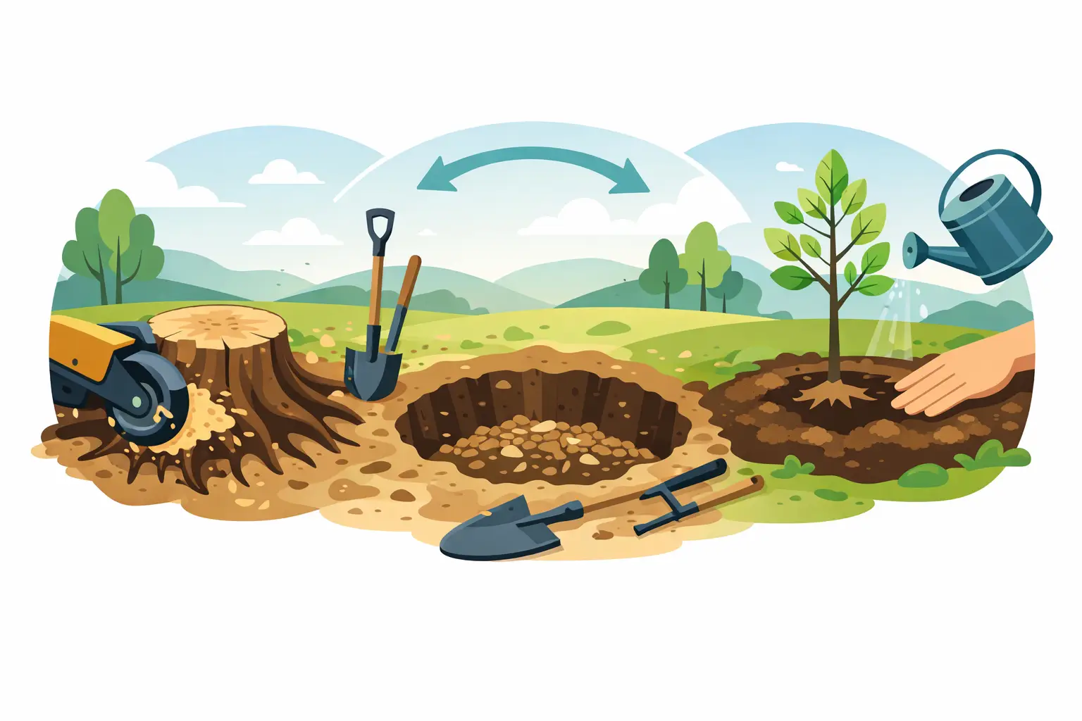 Guide to Stump Removal for Replanting