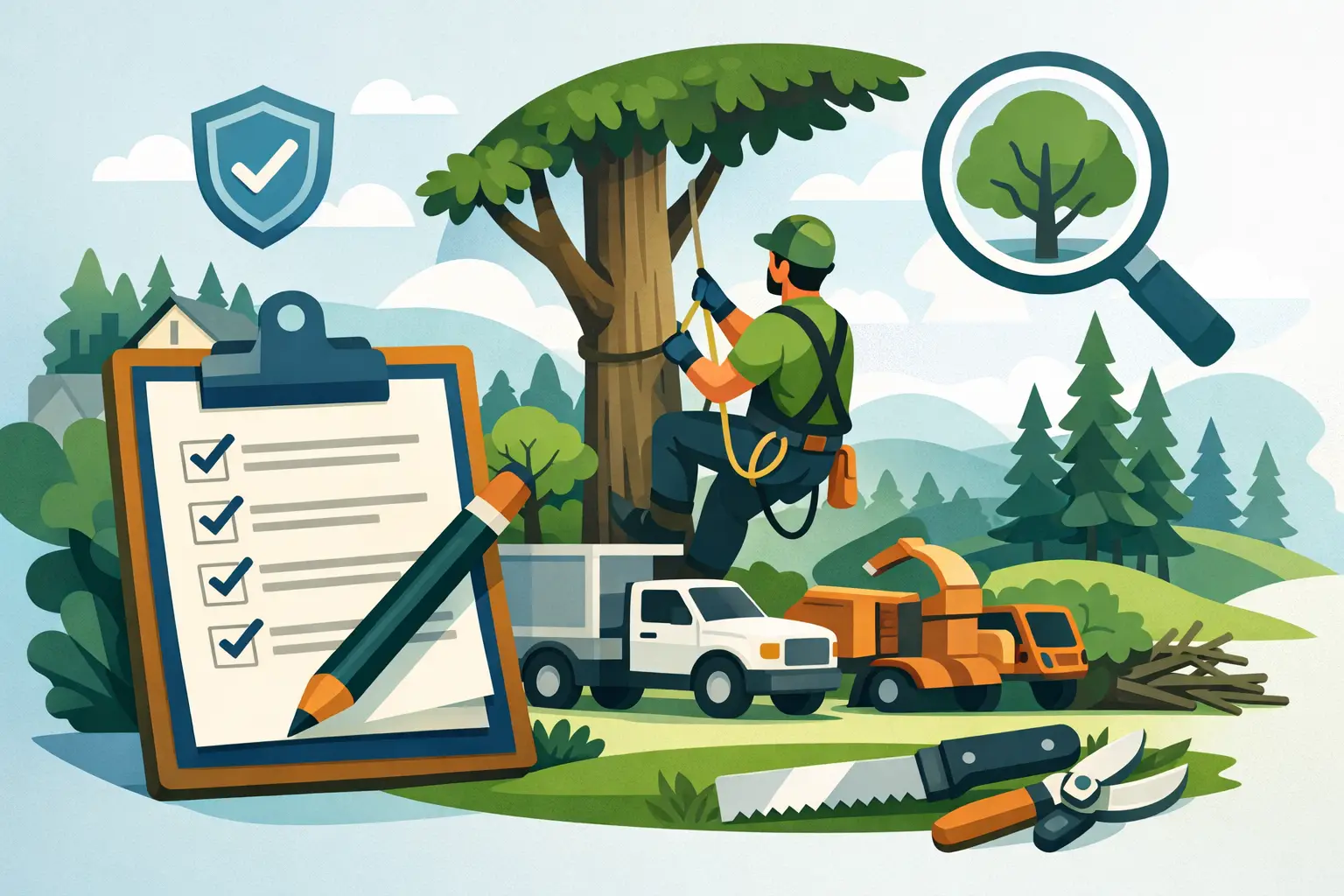 Tree Service Estimate Checklist for CT