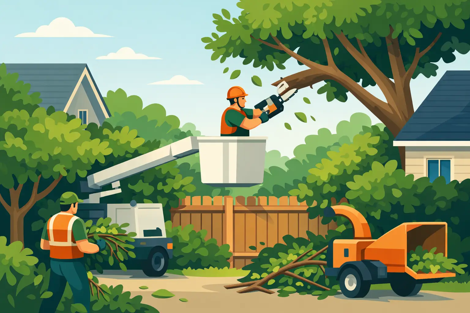 Tree Service for Overgrown Property Lines