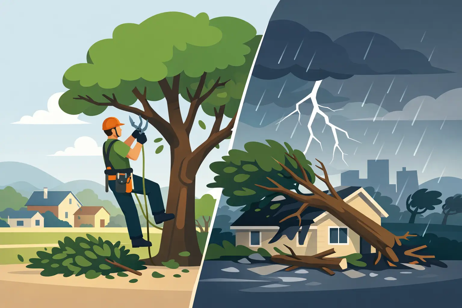 Will Tree Trimming Reduce Storm Risk Before the Next Storm