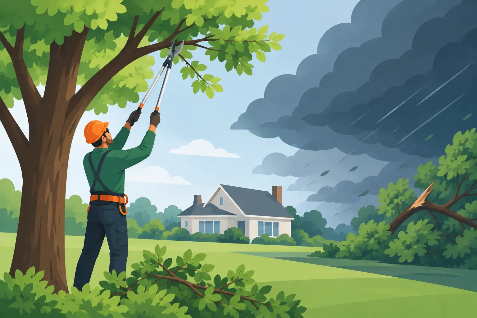 Can Trimming Prevent Storm Damage to Trees?